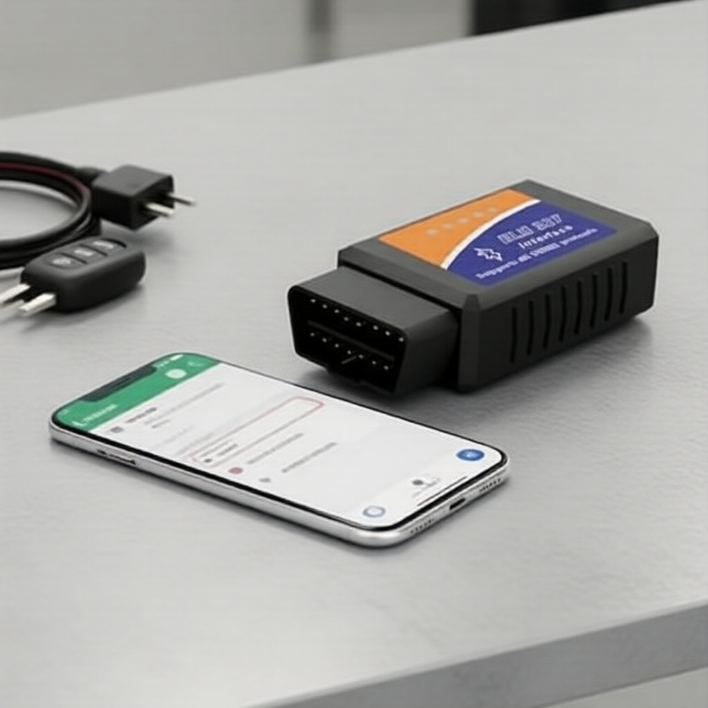 Scanner Bluetooth ELM327 OBD2 – Diagnóstico de Motor e Consumo de Combustível