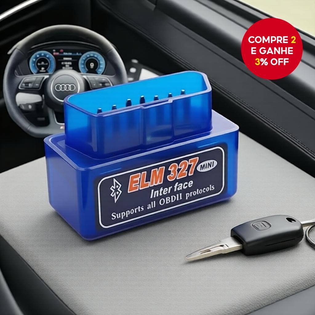 Mini ELM327 OBD2 Bluetooth Leitor de Códigos Scanner de Diagnóstico Veicular