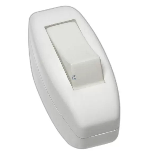 Interruptor Pera Luz Centro Meio Fio Cordão Abajur Liga / Desliga 10A 250V - Perlex