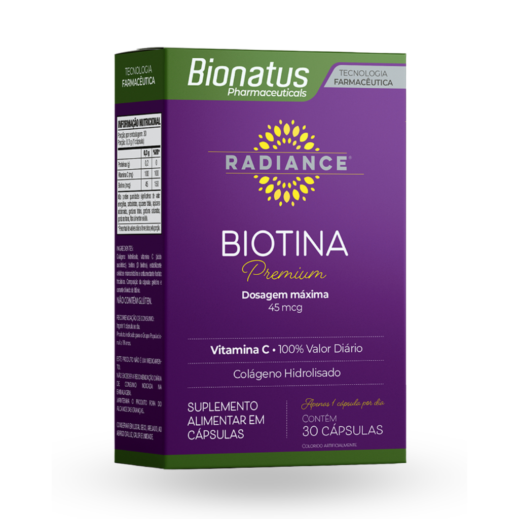 Biotina Premium  | Bionatus | Cabelos Fortes e Pele Radiante!