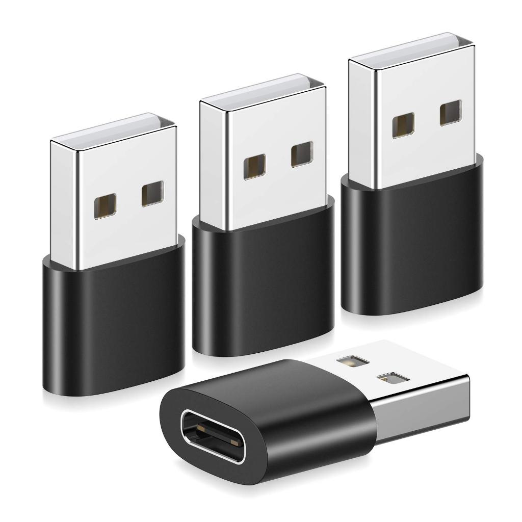 Adaptador Plug Tipo C Fêmea Para USB Macho Kit C/ 3 Conversor Para Celular