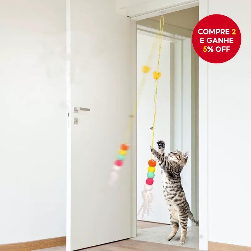 Brinquedos para gatos, portas penduradas, balanços, varas para gatos, sinos de pena, brinquedos para gatos.