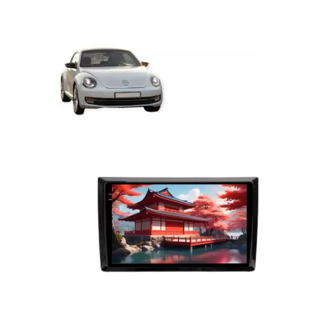 Central Multimídia Android Carplay Vw Fusca 2011/2016 9pol