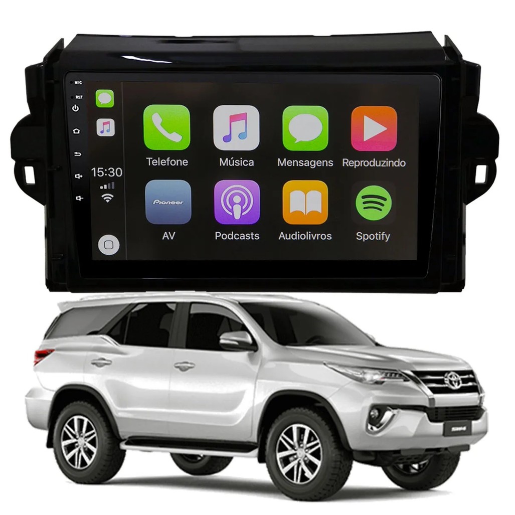 Kit Multimídia SW4 2016 / 2019 Com DVD 9 Pol Android Carplay 2/32GB - Roadstar 915BR