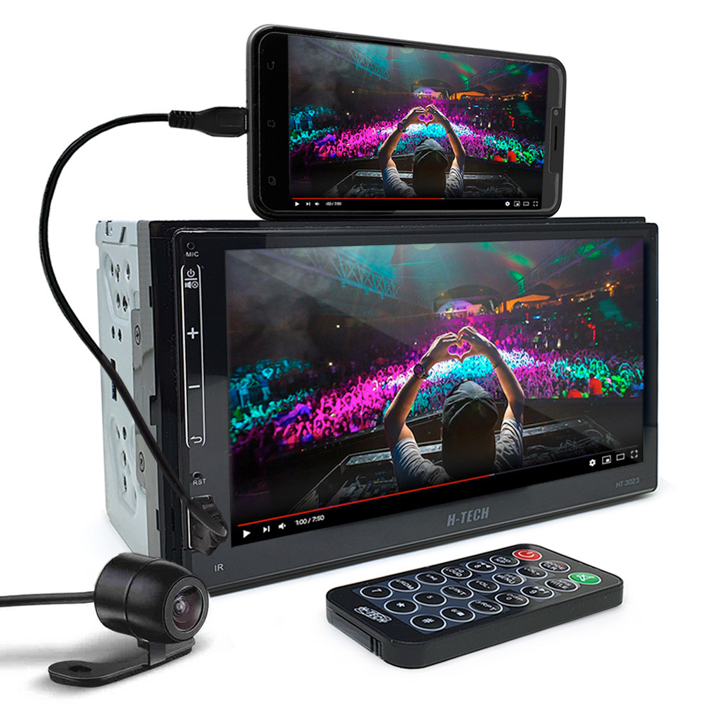 Kit Central Multimídia + Câmera Ré Chery Tiggo 2013 2014 2015 2016 Padrão Japonês Android Auto Carplay