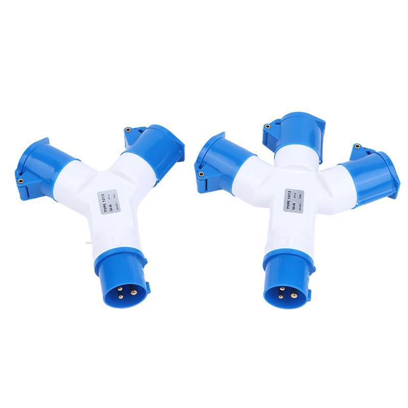 PFG 16A 3 Pinos 2/3 Vias 220V IP44 À Prova Dwaterproof Água Campo Industrial Plug E Parede Soet Macho Fêmea Conector Elé