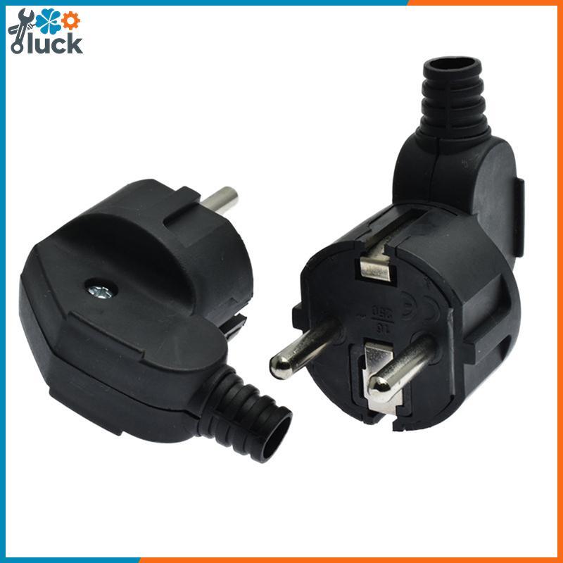 LTBR Adaptador De Tomada Ue 16A , Tomadas De Substituição Macho Reutilizáveis Schuko Elecético Soet Europa Euro Conector