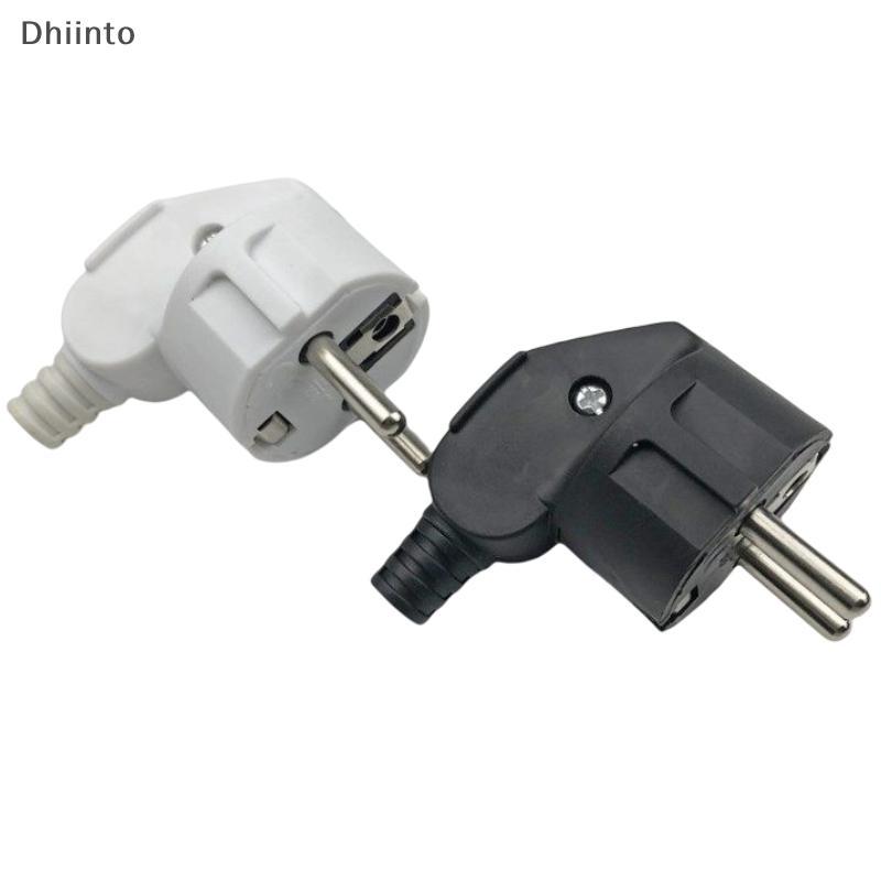[Dhiint] Adaptador De Alimentação Ca Ue Soet 16A 250V Conector Cabo Plugue Elétrico Conversor Macho Branco Removível