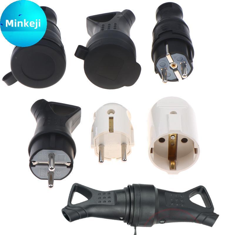 Milleji Ue Durável Borracha Soet Plug IP54 À Prova Dip54 Água Com Capa 16A 250V 1 Pçs Para DIY Cabo De Alimentação Navio