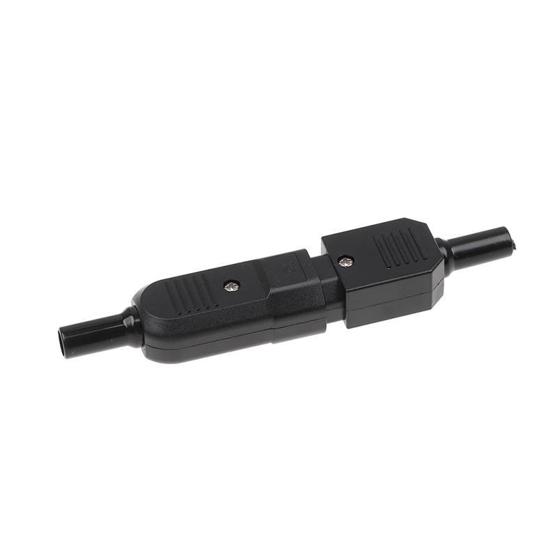 [Dhiint] 1Pc 16A 250V Conector De Cabo Reto C13 C14 Plugue Macho Fêmea Alimentação Reutilizável 3 Pinos AC Soet Industri
