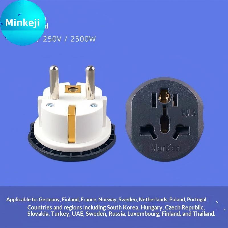 Milleji Adaptador Universal De Viagem Da Ue 16A Reino Unido Eua AU Para Conversor De Energia Soet Carregamento De Dispos