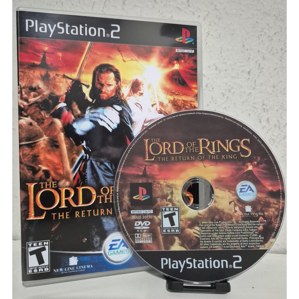 The Lord Of The Rings The Return Of The King PT-BR para PS2 - Midia Fisica