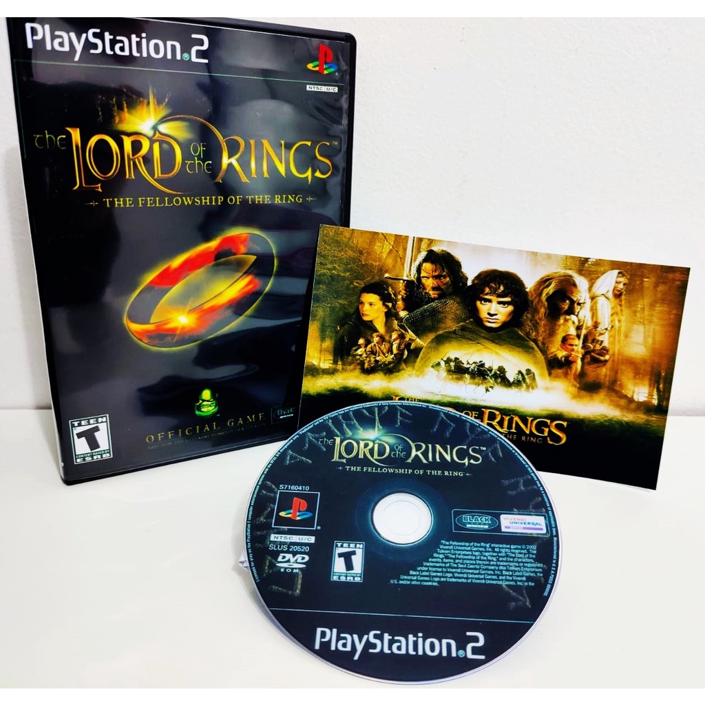 THE LORD OF THE RINGS: THE FELLOWSHIP OF THE RING - PS2
