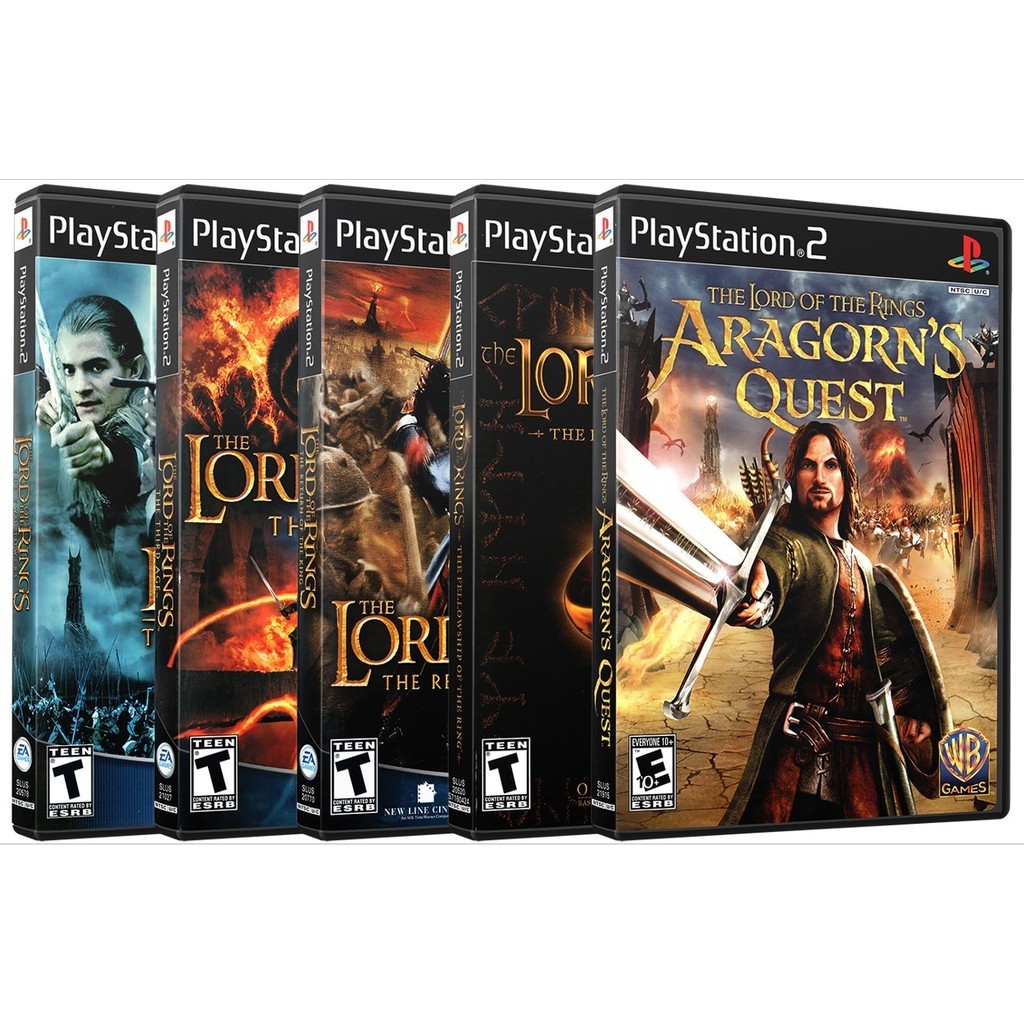 Coleção The Lord Of The Rings (5 Jogos) - PS2