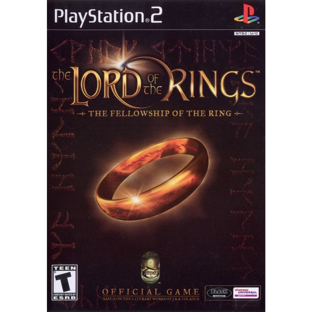 The Lord of the Rings The Fellowship of the Ring Ps2