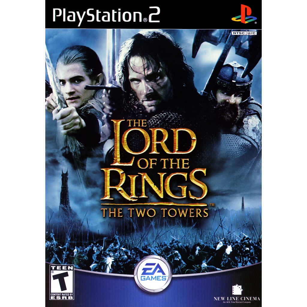 Lord of the Rings The  The Two Towers jogo playstation ps2