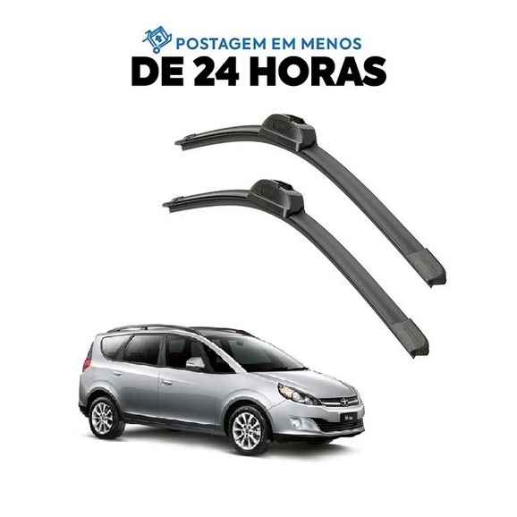 Par Palheta Limpador Parabrisa JAC J6 2010 2011 2012 2013 2014 2015 2016