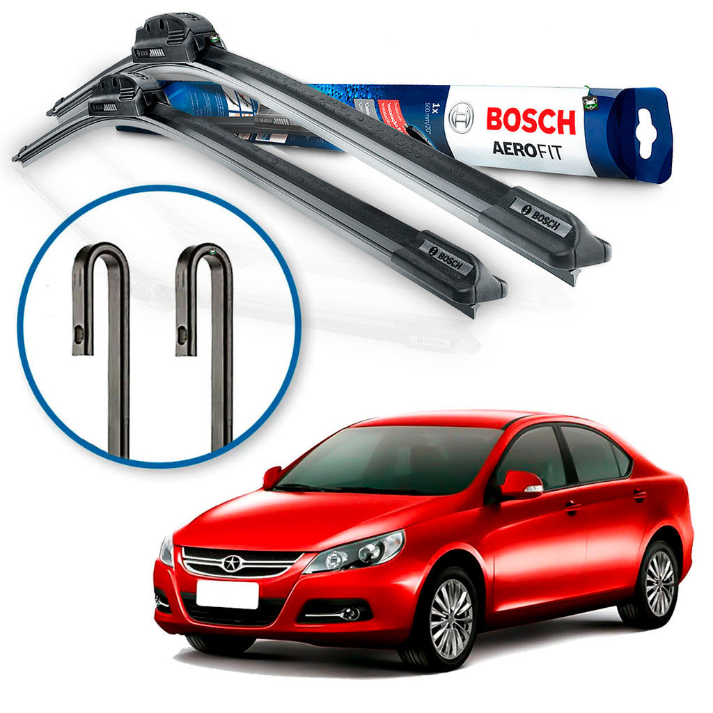 Par Palheta Limpador Parabrisa Bosch Jac J5 2010 2011 2012 2013 2014