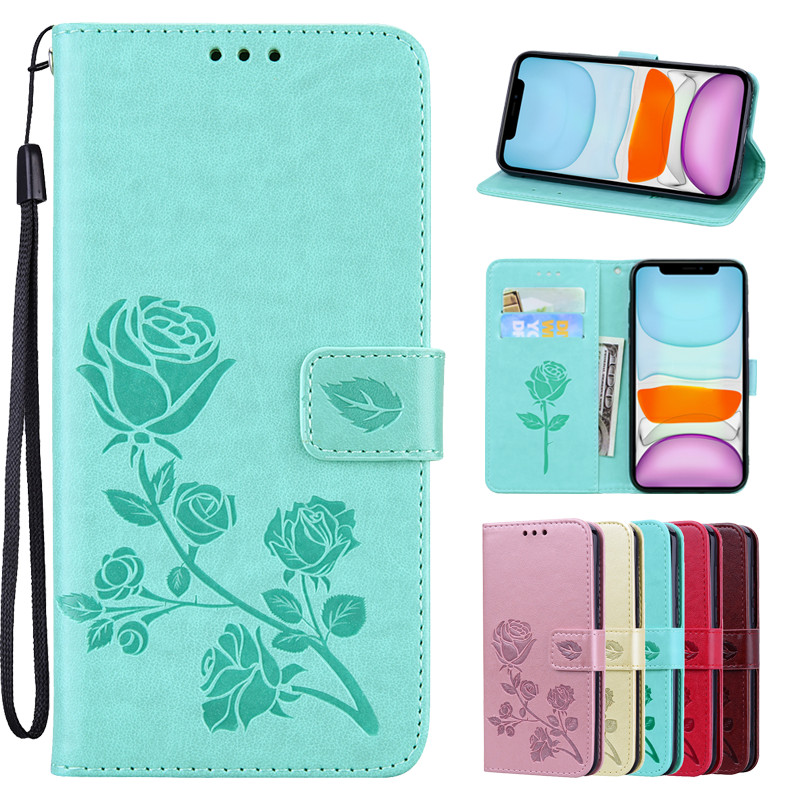 Carteira De Couro Flip Caso De Telefone Para Samsung Galaxy A16 A06 A55 A35 A25 A15 Titular Do Cartão Magnético Capa Traseira