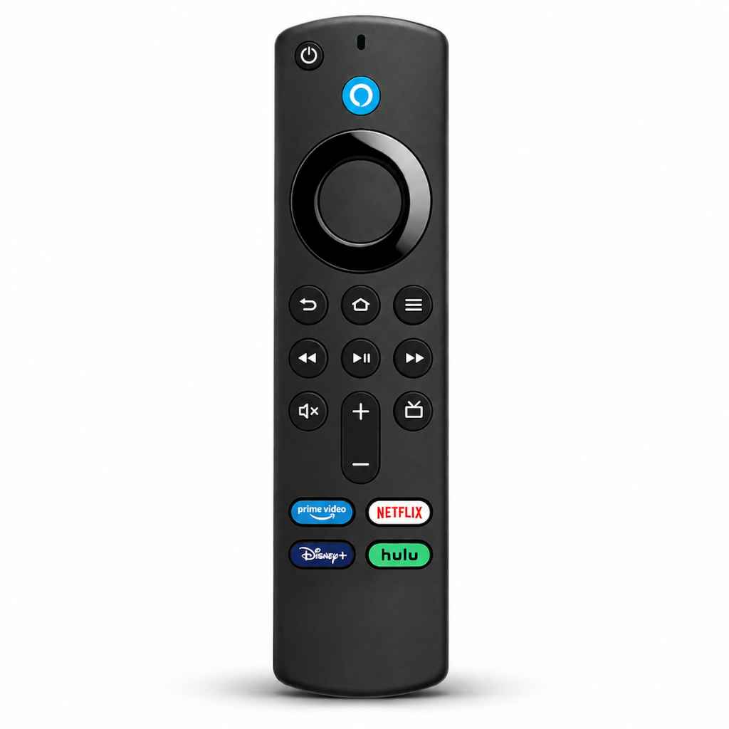 Controle Remoto Para Fire Stick 4K Amazon Alexa Com Comando De Voz Smart Tv Preto Fácil Configuração Excelente Alcance