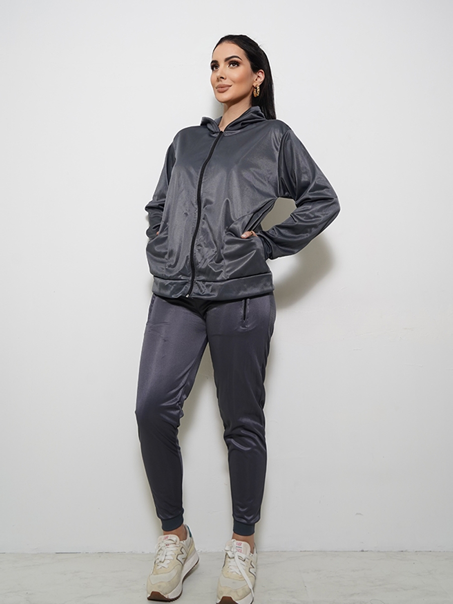 Conjunto Feminino Corta Vento Kit DryFit Moletom Camisa Feminina Calça Blusa De Frio Canguru