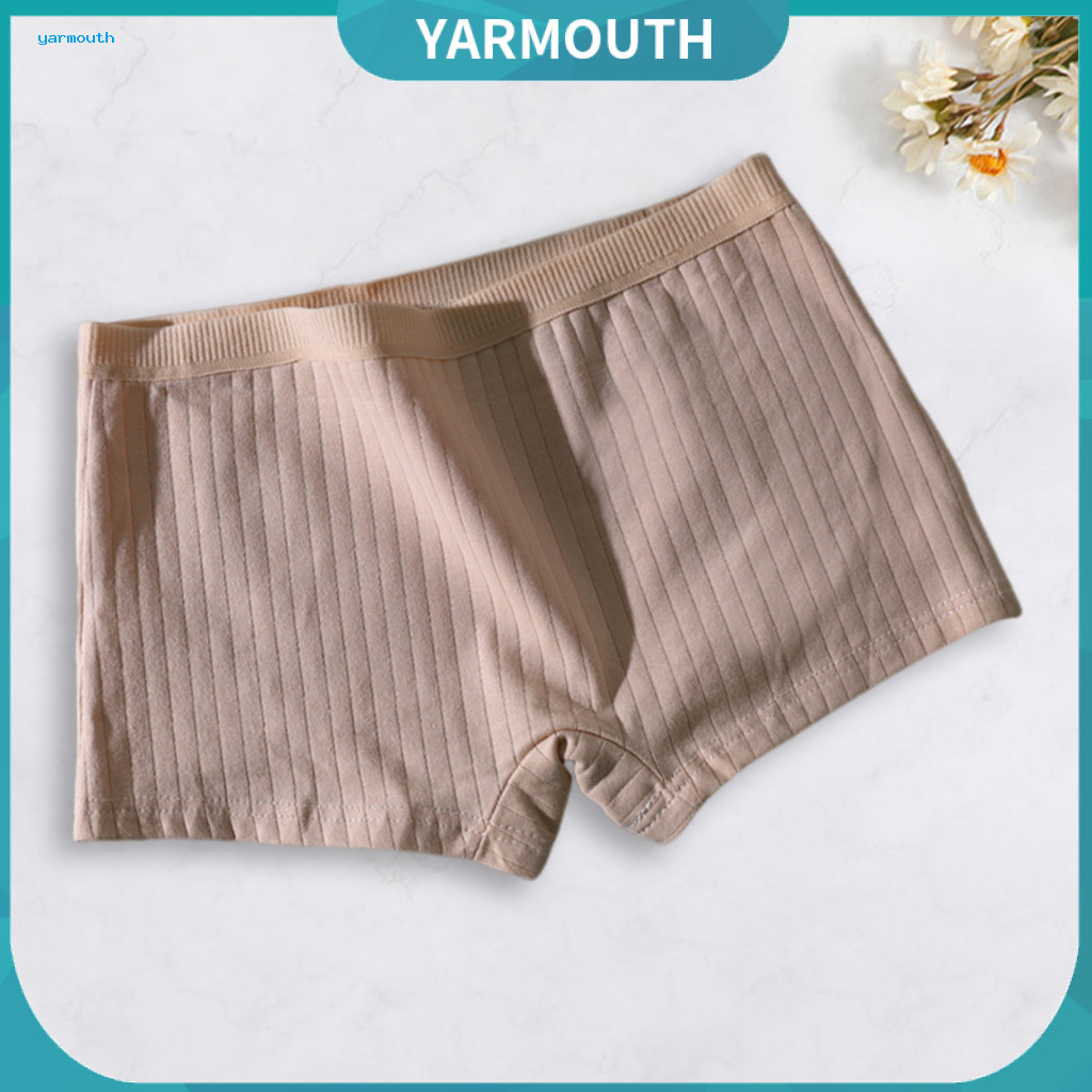 Women Underpants Boxers Women’s Mid Waist Cotton Stretchy Moisture-wicking Anti-exposure Boxer Shorts for Wear Work St