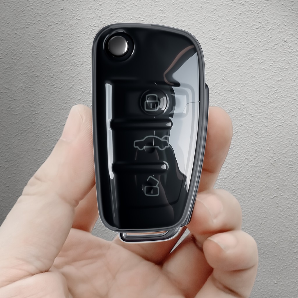 Capa TPU Para Chave Remota De Carro Audi A6 A3 Q3 Q7 TT A4 S3 C6 A5 Q5 A7 RS3 Q2 S6 R8 A1 RS6 S4 C5 S7 S8 8V Proteção To