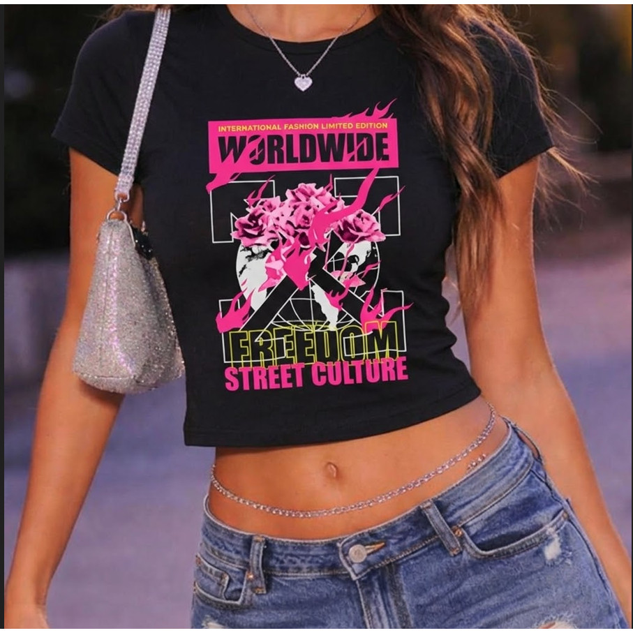 Babylook Worldwide Freedom – Street Style Pink Flames