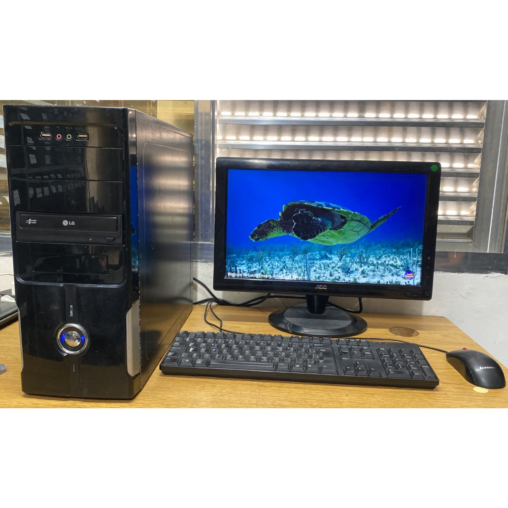 Kit Computador Torre Core I3 530 2.93ghz 8gb Ddr3 Ssd 120gb Tela 19 polegadas lcd + brinde