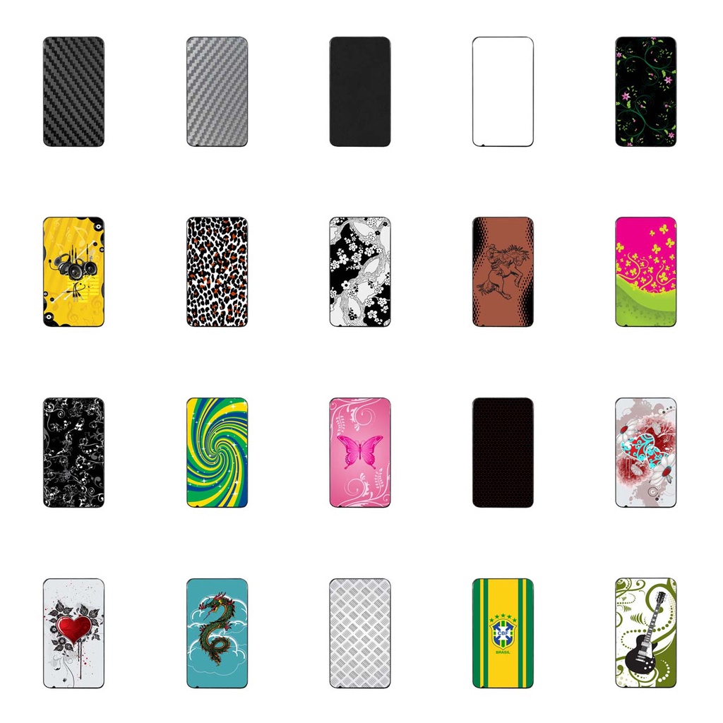 Capa Adesivo Skin349 a 368 Verso Para iPod Touch 8gb 3ª Geração