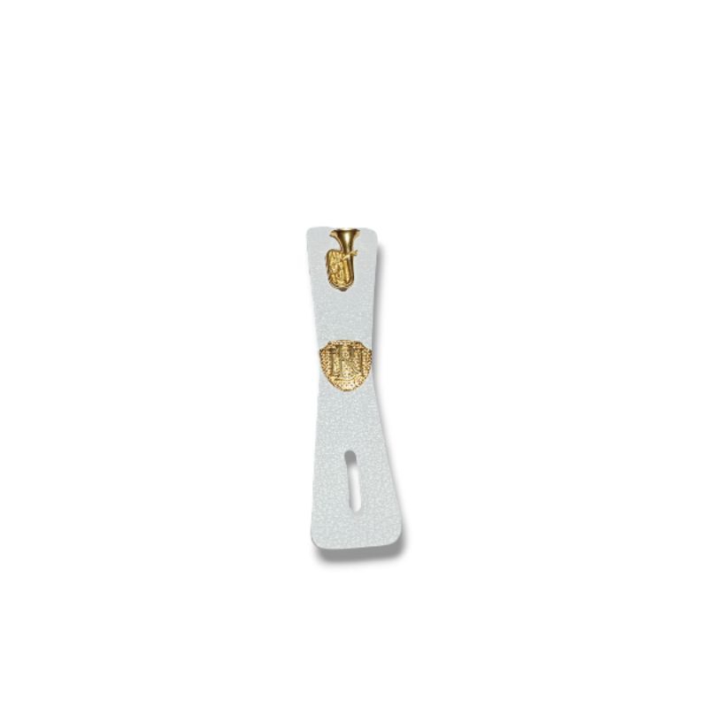 Broche tuba minimalista flash de ouro 1 unidade com prendedor de gravata luxo modelo invisível lançamento de brinde