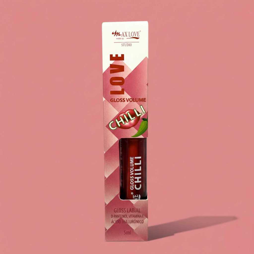 Gloss Labial Volumoso Chilli Cor 80 - Max Love