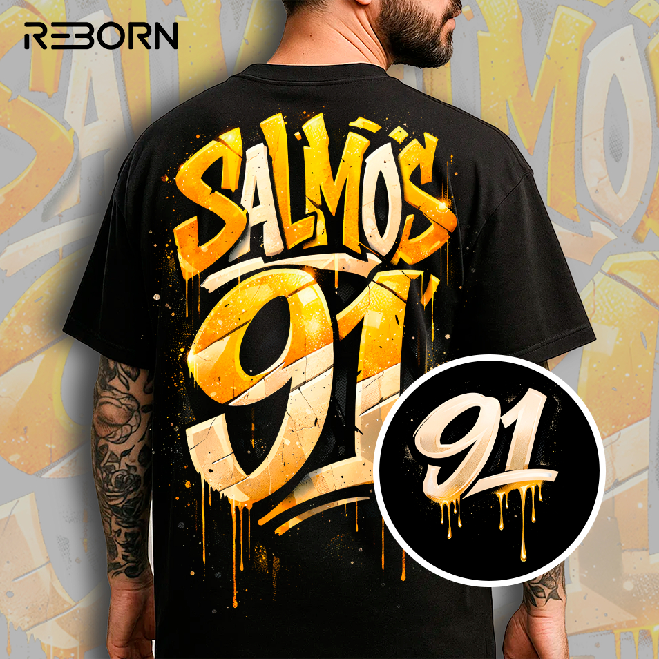 Camiseta Cristã Várias Estampas Streetwear Oversized 100% Algodão Graffiti Wildstyle
