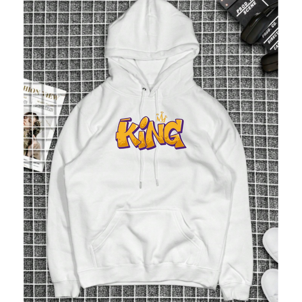 Moletom Canguru King Graffiti Streetwear Mandrake Unissex Com Capuz E Bolso