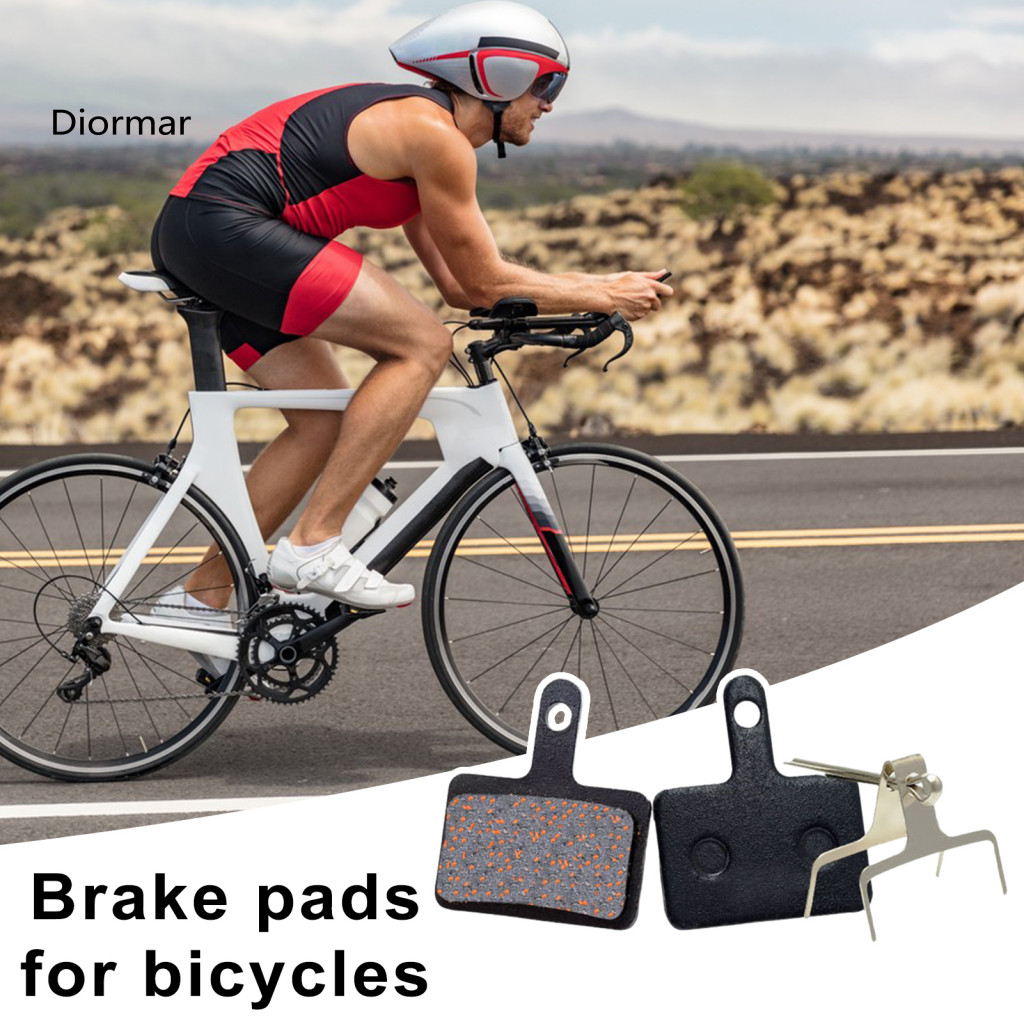 Brake Pad Replacement Fast Heat Dissipation 4 Pairs Silent Mtb Bike Disc Pads Wear-resistant Resin Semi-metal for Shiman