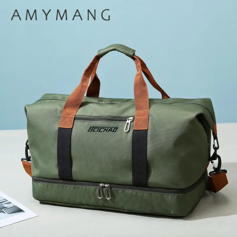 Short-distance Business Trip Large Capacity Luggage Storage Bag Men and Women Sports Fitness Gym Bag Light Portable Wate