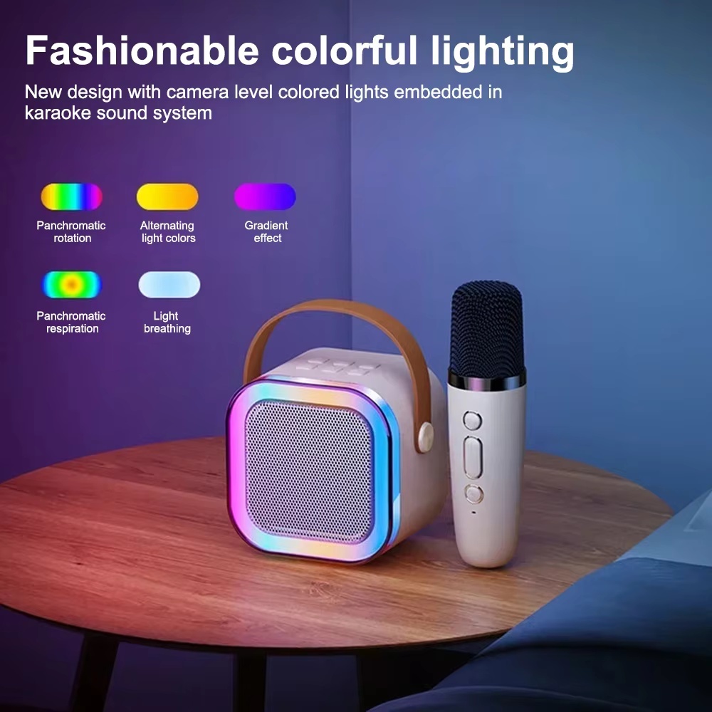 Profissional Cantando Alto-Falante Bluetooth Coluna High-end Ktv Karaokê Microfone Áudio Sem Fio