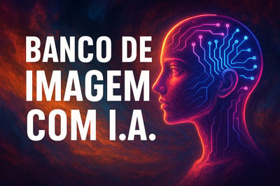 Banco de imagens com I.A.