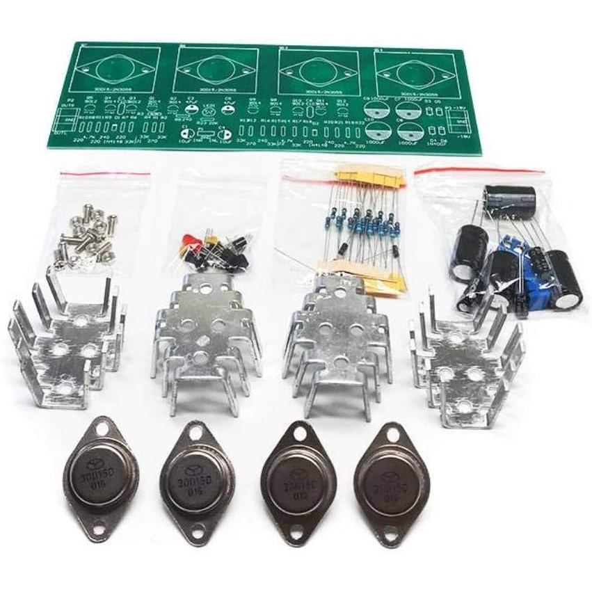 Kit de Placa Amplificadora OCL, Módulo de Amplificador de Áudio Estéreo DIY de Alta Potência 100W Duplo Canal