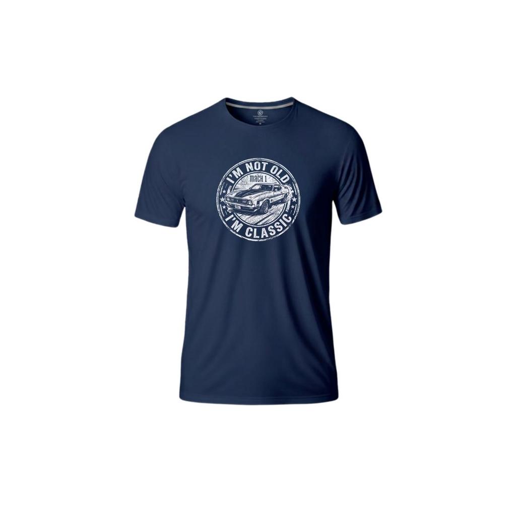 Camiseta Masculina 100% Algodão Estampa Mustang Mach One SB P ao GG