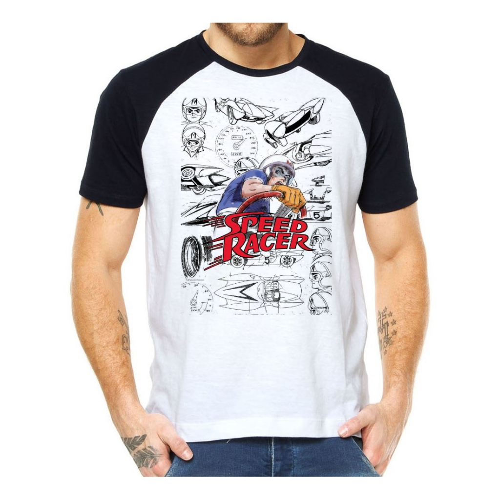 Camiseta Camisa Camisa Speed Racer Mach 5 Corredor X Anime