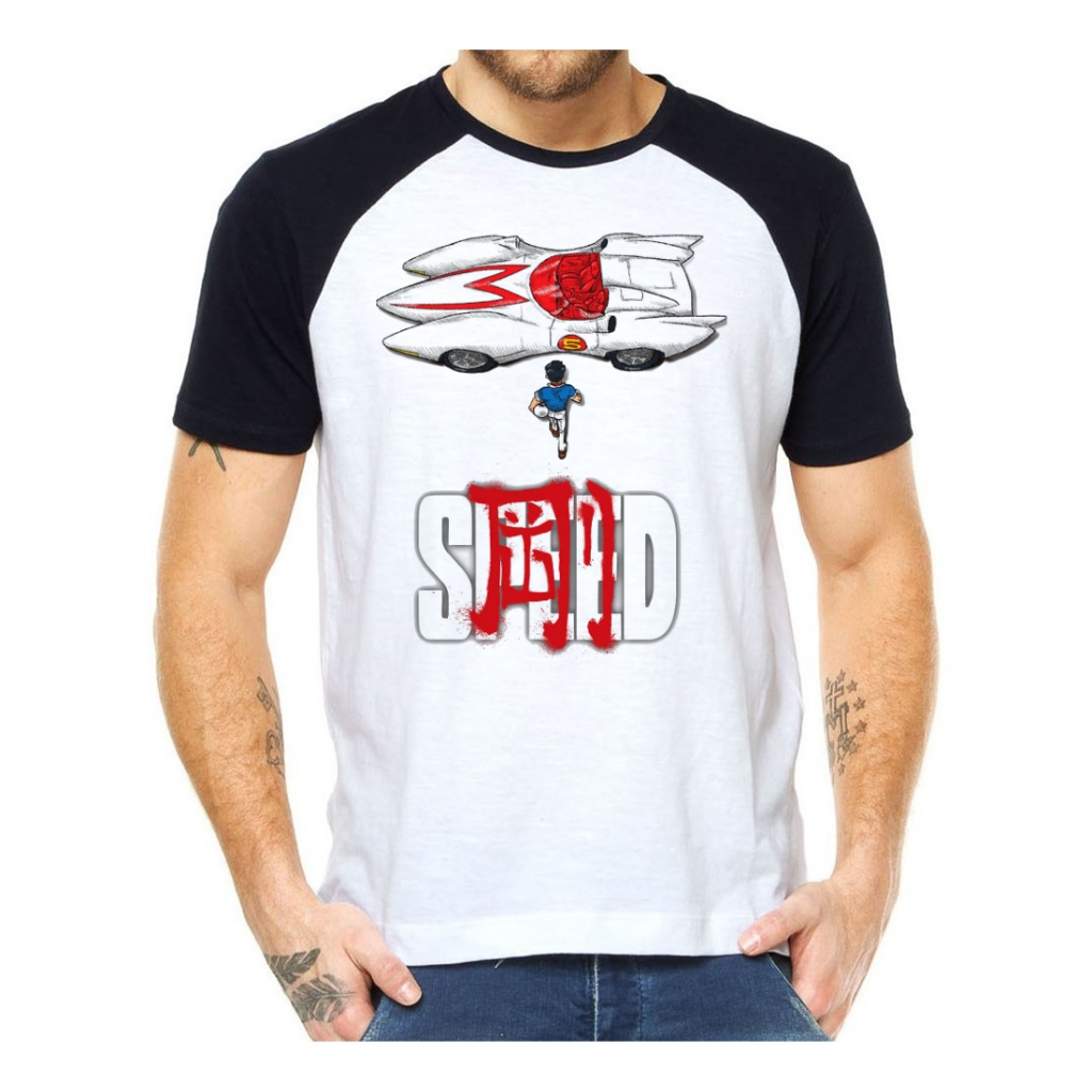 Camiseta Camisa Camisa Speed Racer Mach 5 Akira Anime Nerd