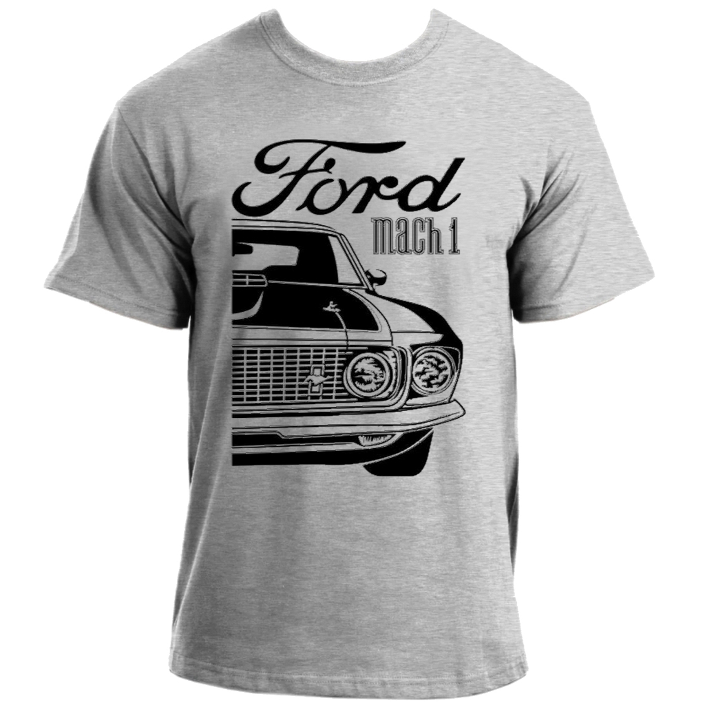 Camiseta infantil ou adulto até Plus size Ford Mustang Mach 1 classico