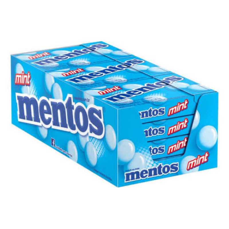 Bala Mentos Display 12 unidades