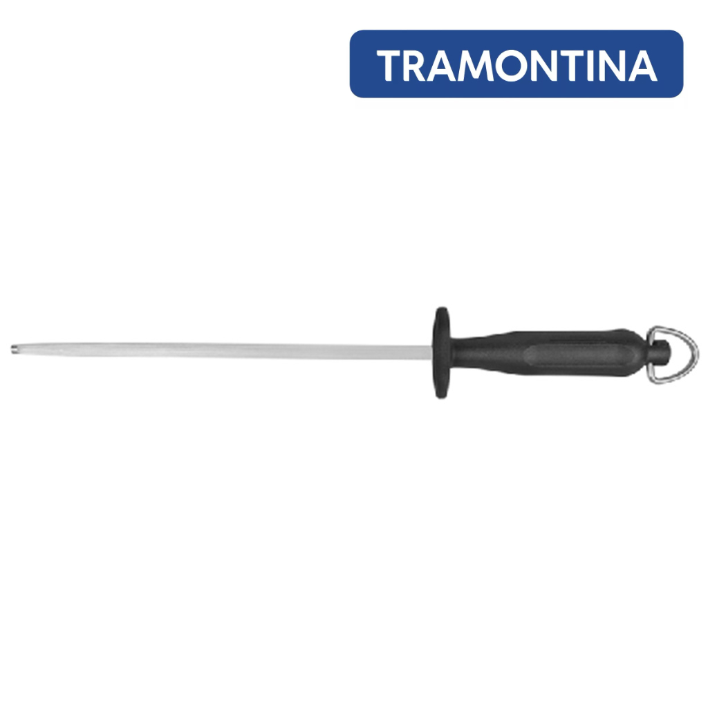 Chaira Tramontina Century com Haste em Aço Carbono e Cabo de Polipropileno Preto 10