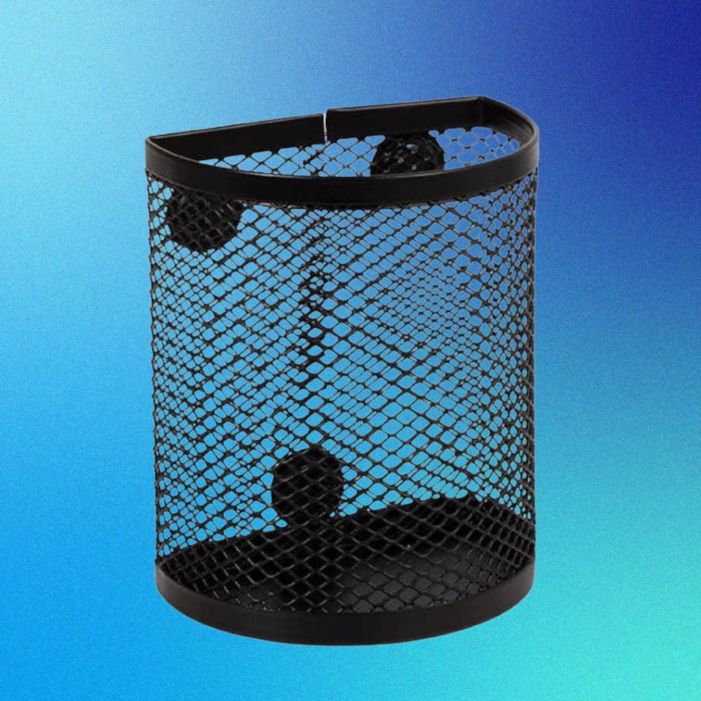 Porta Caneta Aramado Imantado Meia Lua Preto BRW