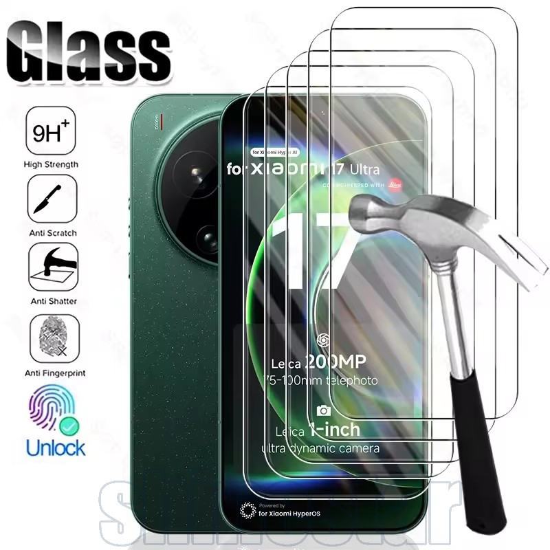 Vidro Temperado Transparente HD De 4-1 Unidades-Fácil De Usar-Flim De Telefone De Cobertura Completa-Protetor De Tela De