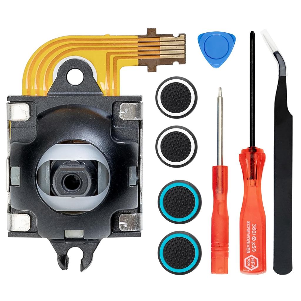 Sedicoca Kit de Substituição de Joystick Esquerdo para PlayStation Portal PS Portal Console/Controlador PS5 VR2, Joystic