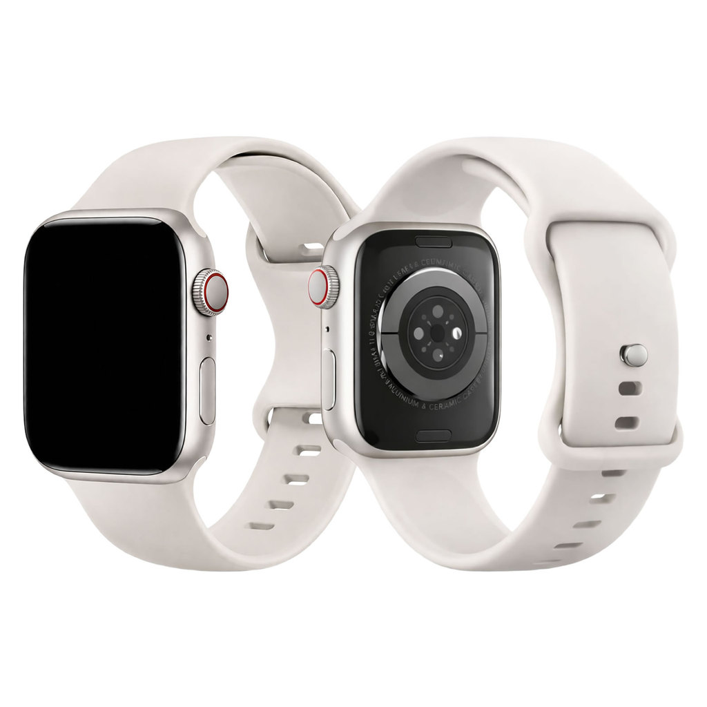 Pulseira Silicone Sport Borboleta Estelar LTimports P/ Apple Watch 42mm Series 11/10 e 41mm 9/8/7