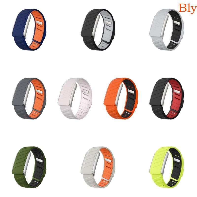 Bly Modern Double Tone Sport Straps Para Smartwatches Pulseira Ajustável Silicone